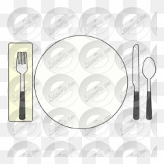Lessonpix Mobile - Illustration Png,Place Setting Png
