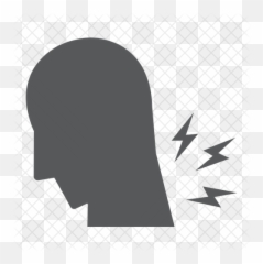 Neck Pain Icon Of Glyph Style - Symbol Png