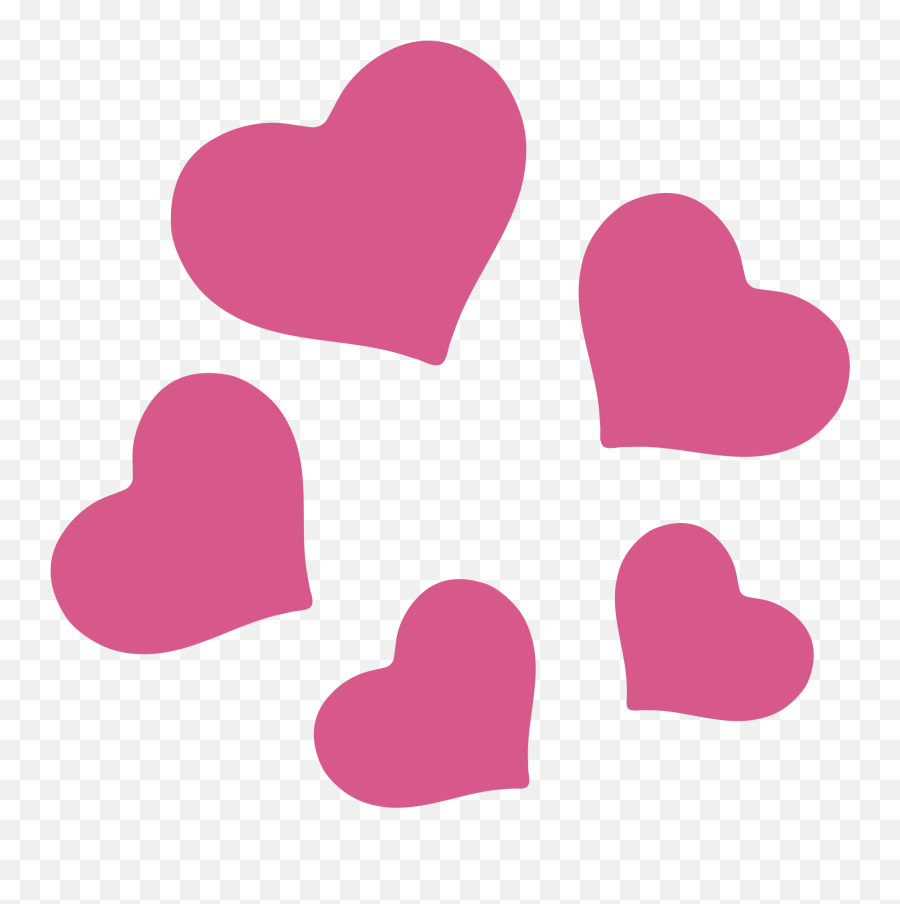 Open - Android Heart Emoji Transparent Full Size Png Android,Emoji Hearts Transparent