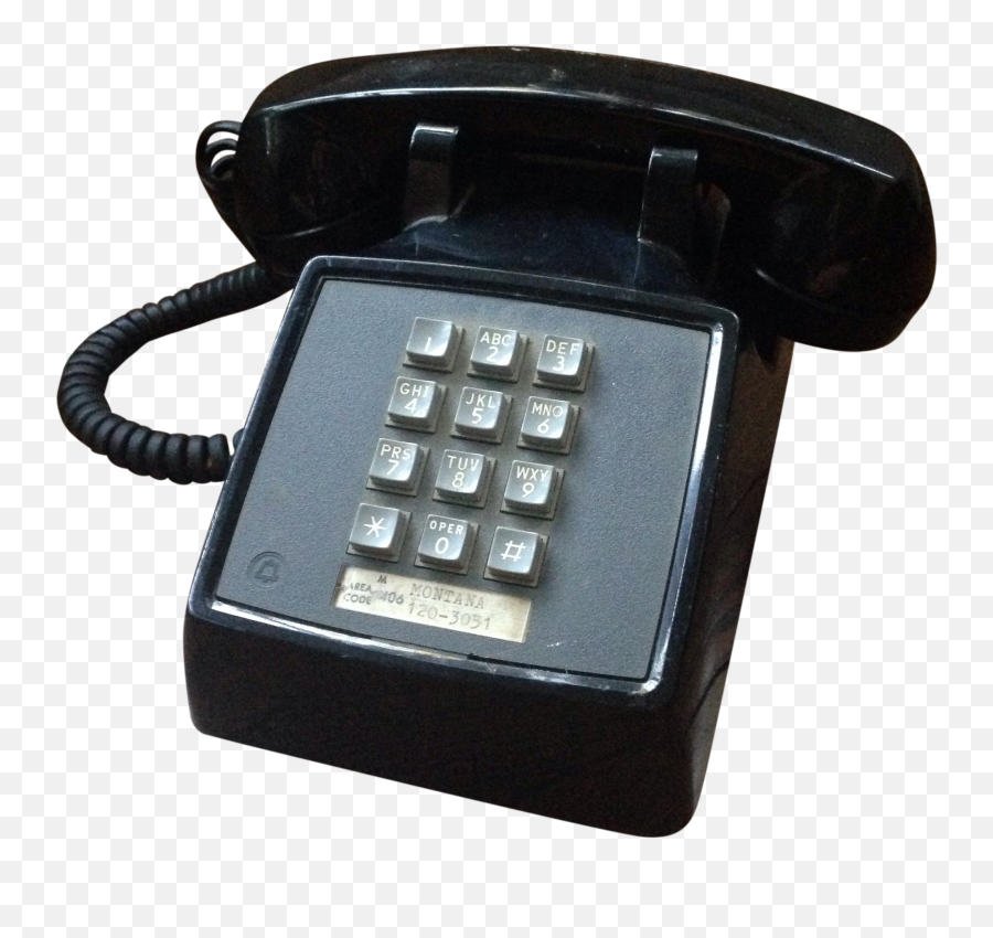 Push Button Telephone Png - Rotary Push Button Phone,Telephone Transparent