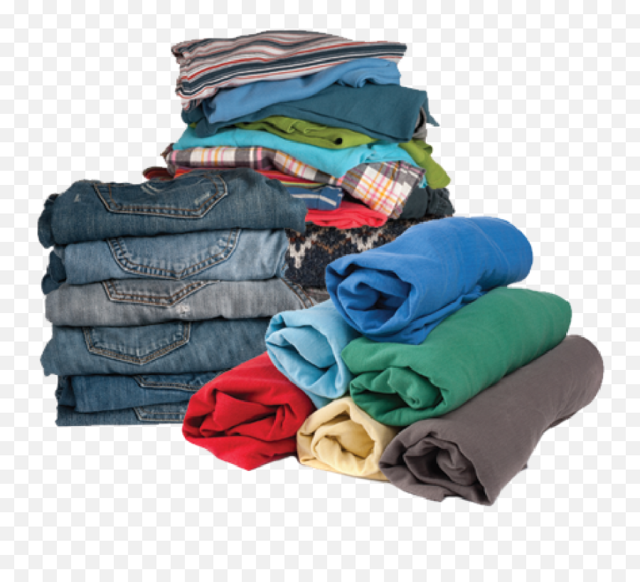 Transparent Png Clothing Stack - Pile Of Clothes Png,Clothes Png