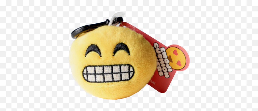 Emoji Keyring - Cheesy Grin Stuffed Toy Png,Money Bag Emoji Png