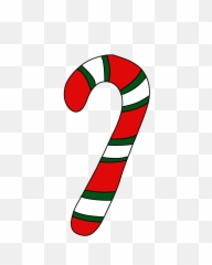 Peppermint Candy Clipart Black And - Clipart Candycane Png,Peppermint Candy Png