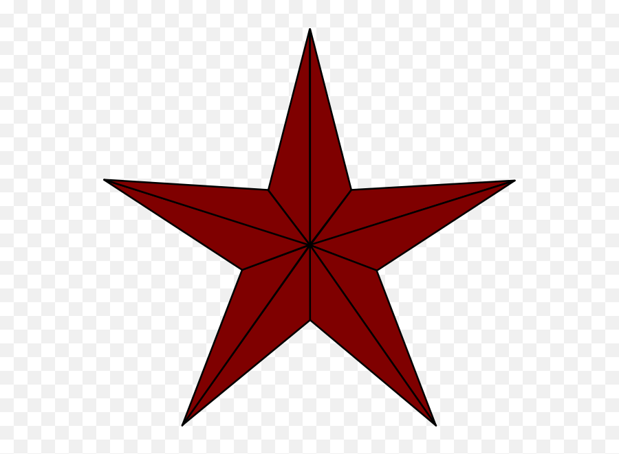 Texas Star Clip Art - Vector Clip Art Online Red And Black Star Png,Texas Shape Png