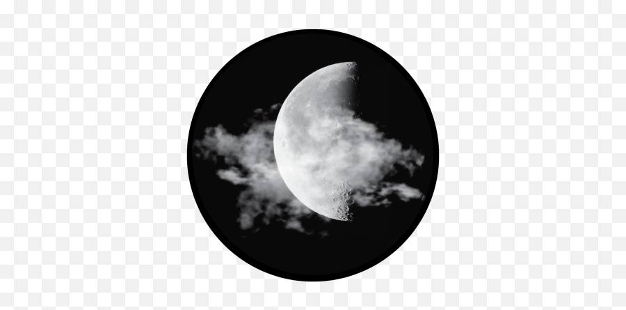 Moon Shadow 2 Gobo Projected Image - Good Night Images For Husband Png,Black Shadow Png