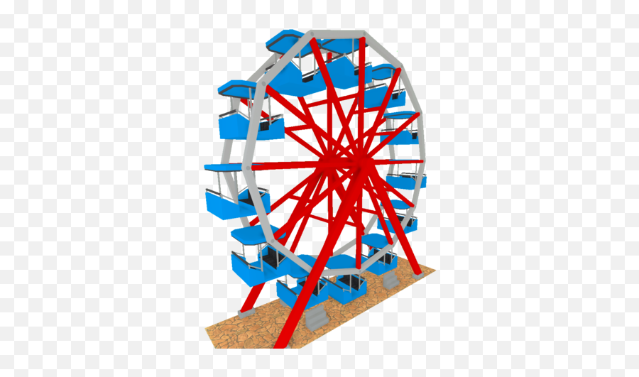 Ferris Wheel - Roblox Theme Park Tycoon 2 Png,Ferris Wheel Png