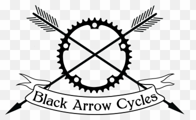 Black Arrow Cycles - Titanium Chainring png