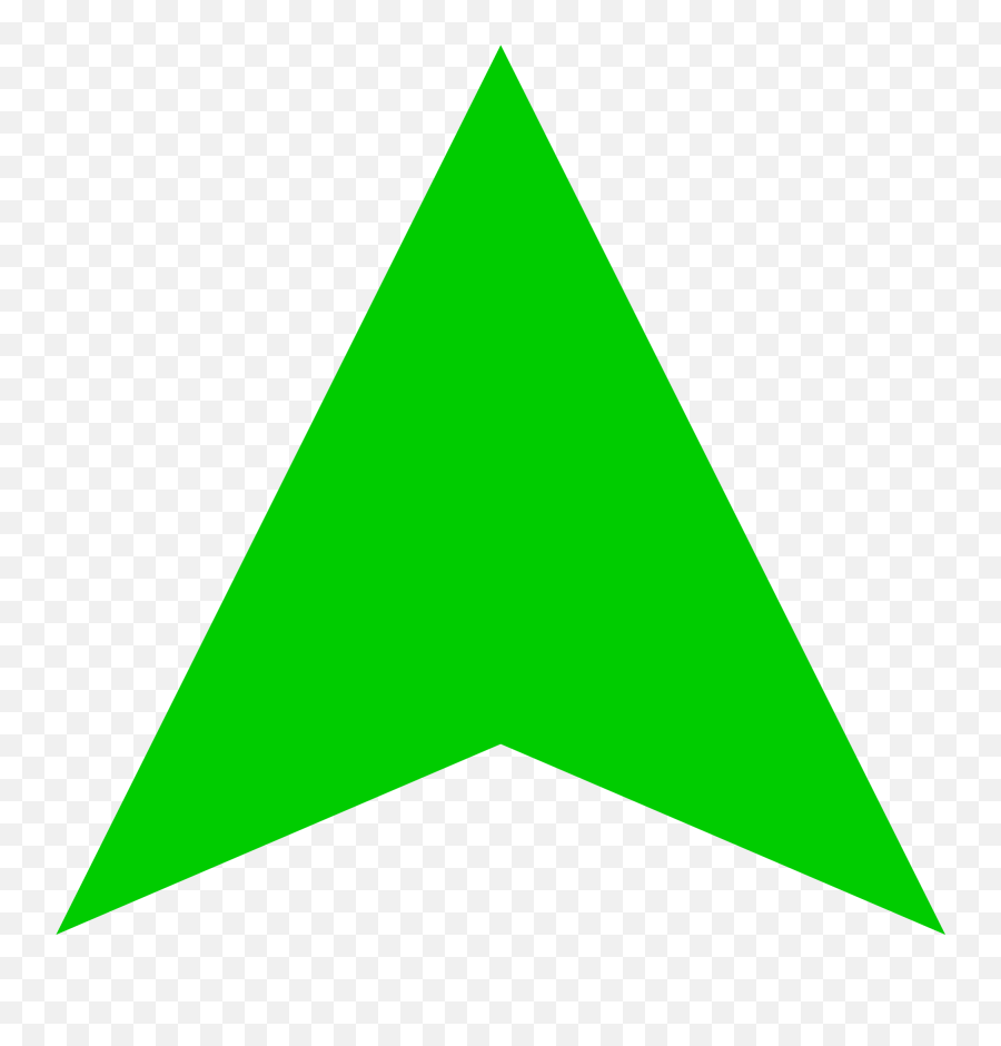 Green Triangle Transparent Png - Green Up Arrow Icon Png,Green Triangle Png