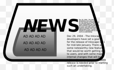 Newspaper Ad Clip Art - vector clip art online Clipart png