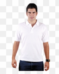 Polo Shirt Piqué Para Hombre U2013 Textiles Y Promocionales - Hombre Con Polo Png,Hombre Png