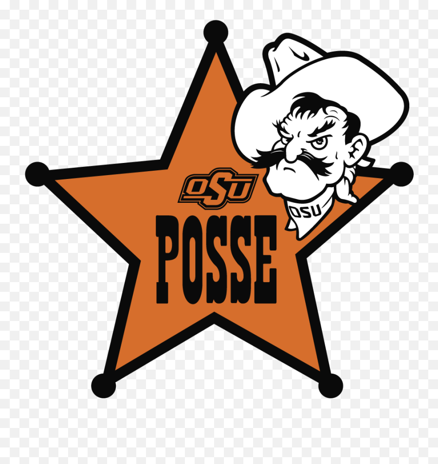 Osu Posse - Oklahoma State University Posse Clipart Full Star Icon Vector Free Png,Osu Logo Transparent
