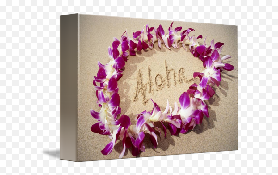 Hawaii Purple Orchid Lei - Event Png,Lei Png