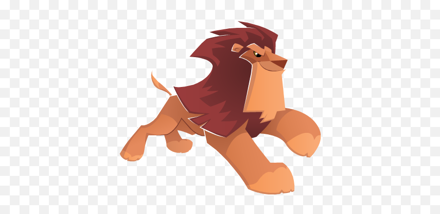 Lion Cartoon Png - Animal Jam Lion Cub,Lion Cartoon Png