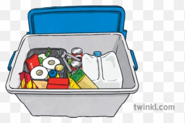 Earthquake Survival Kit Crate Illustration - Twinkl Smk Pgri 1 Balaraja Png,Crate Png
