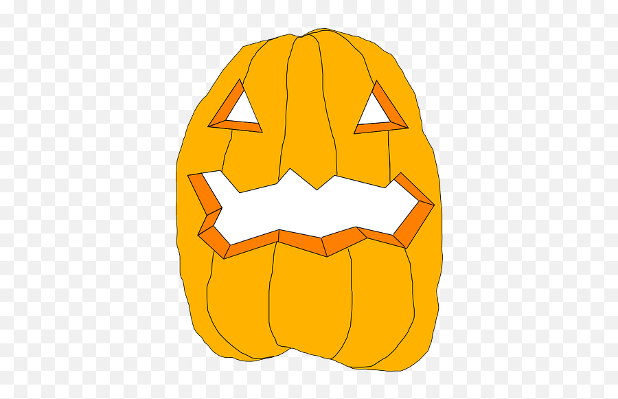 Scary Pumpkin Face Drawing Transparent - Pumpkin Clip Art Png,Pumpkin Face Png
