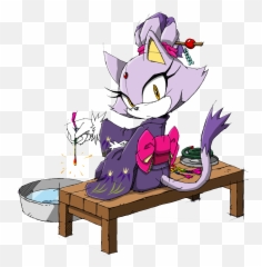 Blaze The Cat - Art png