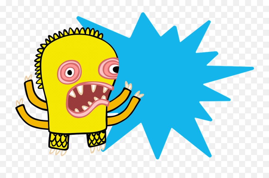 Monster Teeth Character - Dot Png,Monster Teeth Png