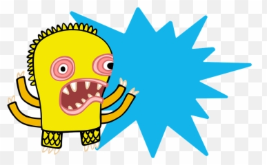 Monster Teeth Character - Dot png