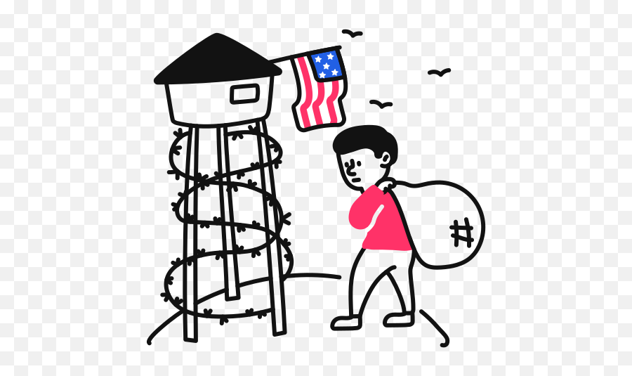 Icon Of Us Election 2020 Illustrations - Sketch Png,Immigration Icon