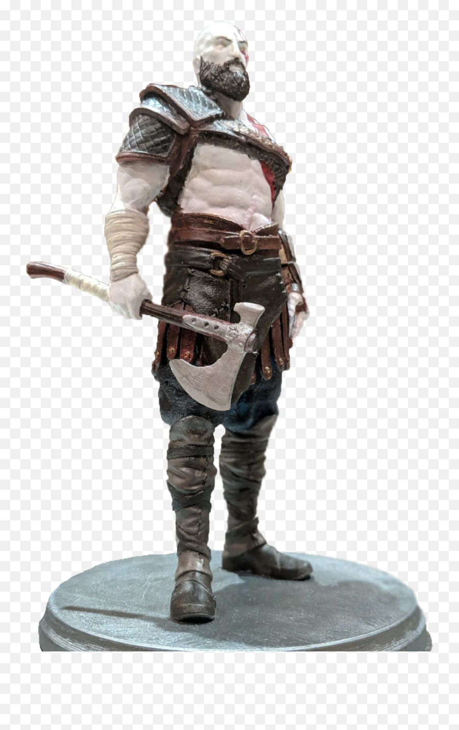 Kratos - Spyder3d World Figurine Png,Kratos Transparent