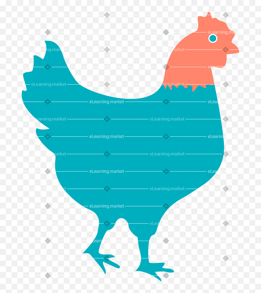 Elearning Templates - Rooster Png,Chicken Icon Vector