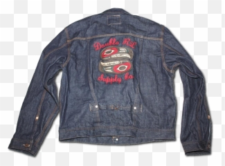 Vintage Americana Toggery Rrl Denim Cowboy Buckle Back - Long Sleeve png