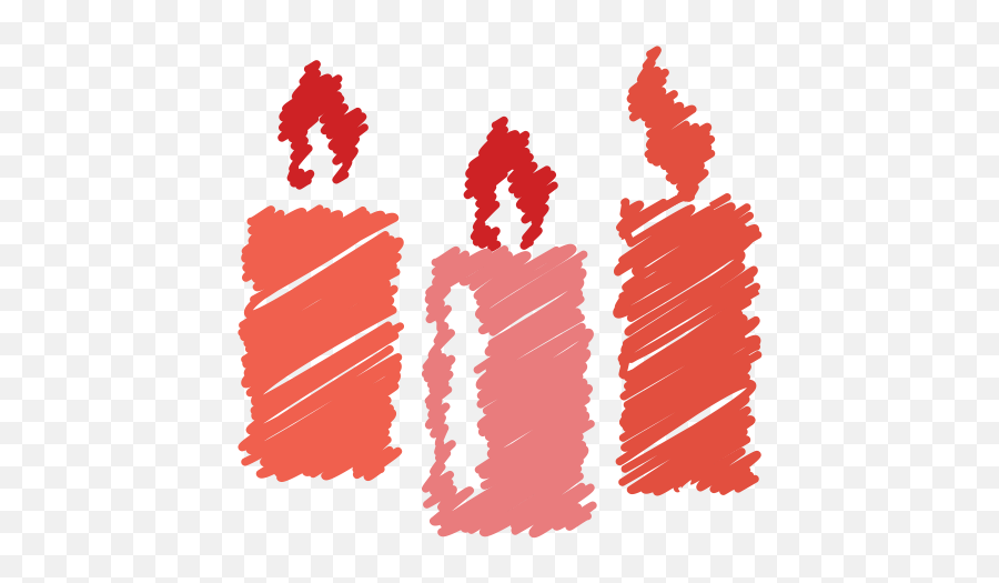 Fire Candle Celebration Christmas - Language Png,Scribble Icon