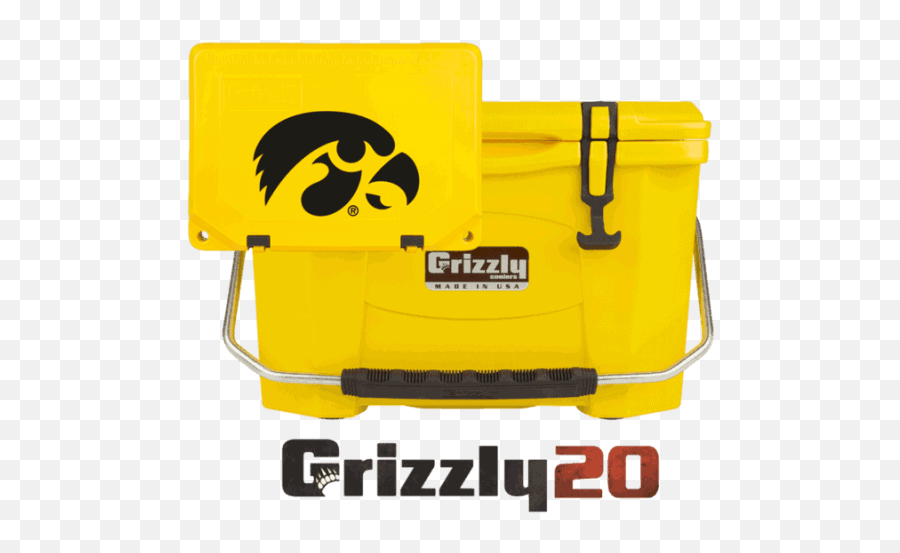 Grizzly 20 Iowa Hawkeye Cooler - Tailgate Cooler Grizzly Coolers Iowa Hawkeyes Png,Iowa Hawkeyes Icon