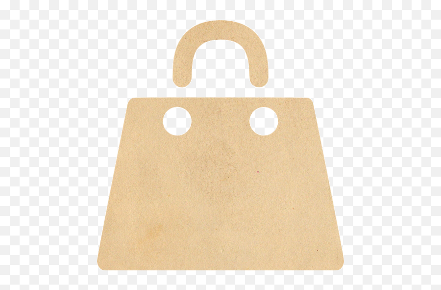 Vintage Paper Shopping Bag Icon - Transparent Background Shopping Bag Icon White Png,Brown Paper Bag Icon