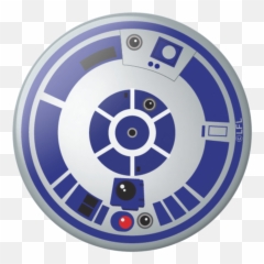 R2 - D2 Icon PopGrip PopSockets Official R2d2 Top View png