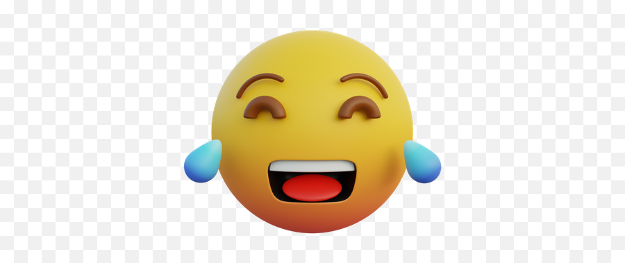 Laughing Emoji Icon - Download In Flat Style Happy Png,Meh Icon
