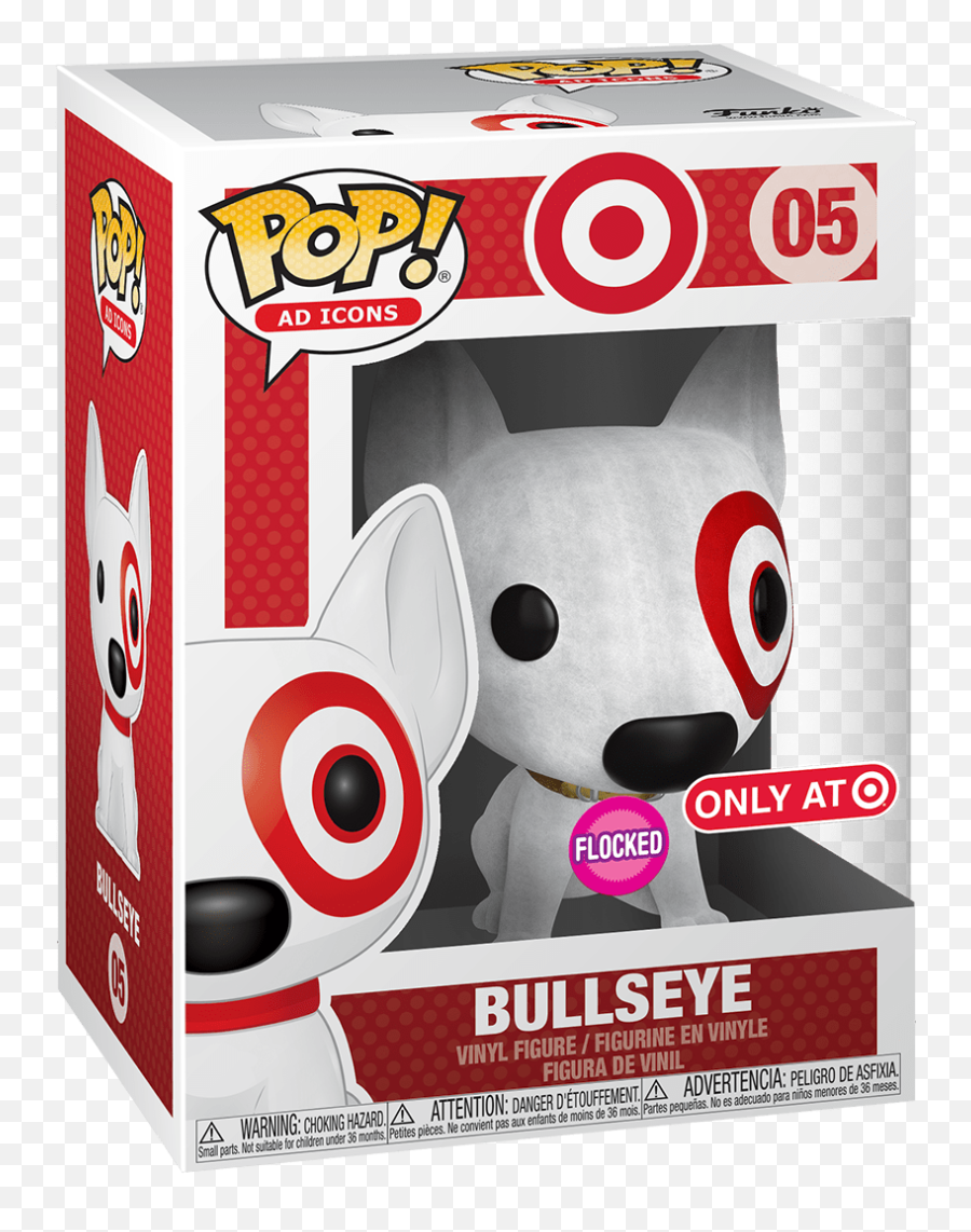 Bullseye Flocked Catalog Funko - Everyone Is A Fan Of Flocked Bullseye Funko Pop Png,Choking Hazard Icon