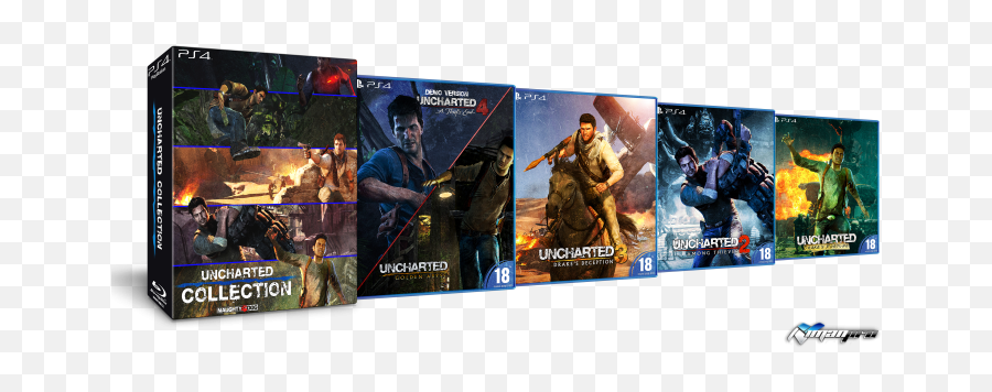 Uncharted Collection Gamecube Box Art Cover By Iman Pro - Action Game Png,Pc Games Folder Icon