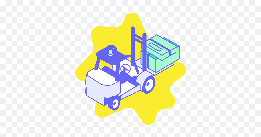 Forklift Icon - Download In Glyph Style Vertical Png,Fork Lift Icon