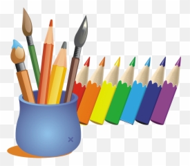 Cartoon Color Pen Transprent Png Free Download - Color Pen Cartoon Pens And Pencils,Colored Pencils Png