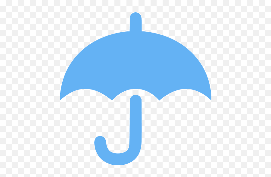 Tropical Blue Umbrella Icon - Free Tropical Blue Umbrella Icons Black Umbrella Icon Png,Umbrella Icon