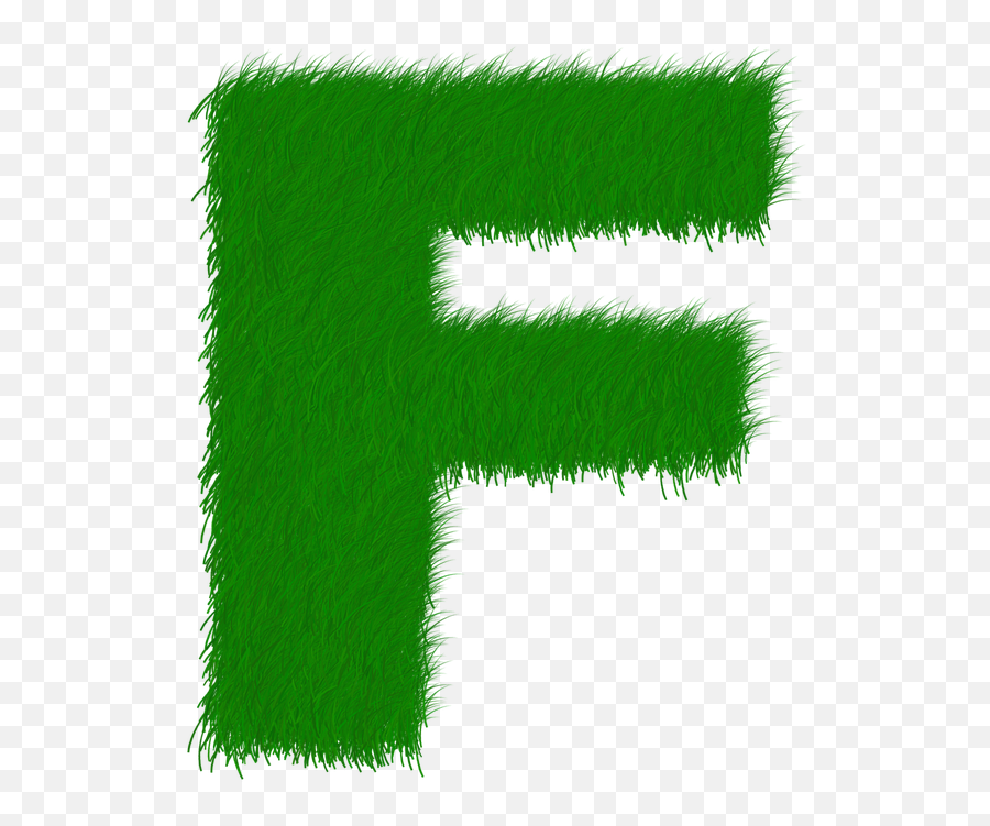 F Letter Png Images - F In Grass,F Png