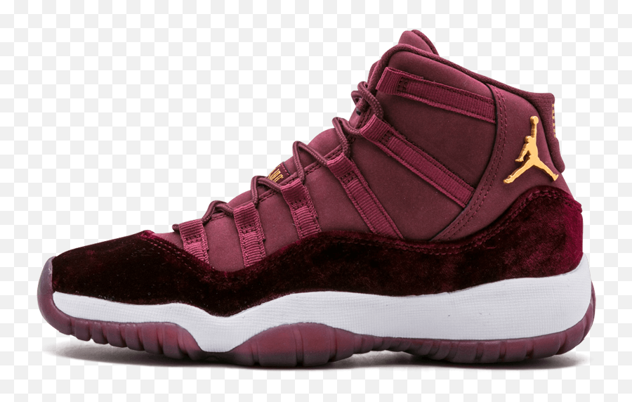 Jordan 11 Maroon Velvet Night - Air Jordan 11 Velvet Png,Jordans Png