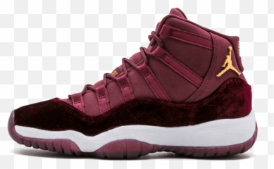 Jordan 11 Maroon Velvet Night - Air Jordan 11 Velvet Png,Jordans Png