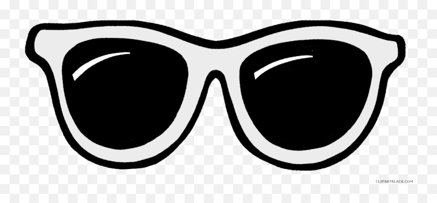 Download Sun Glasses Svg Transparent Black And White - Clip Transparent Background Sunglasses Clipart Png,Glasses Png Transparent