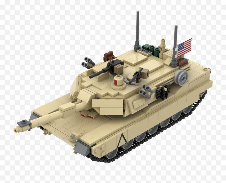 Lego Moc - 36237 M1a2 Abrams Tank W Interior Creator U003e Model Lego Abrams Tank Png,Tank Transparent Background