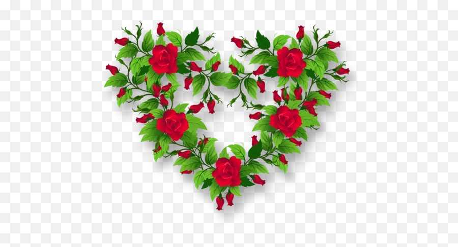 Rose Heart Png File - Fundo De Rosas Vermelhas Png,Rose Heart Png