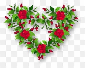 Rose Heart Png File - Fundo De Rosas Vermelhas Png,Rose Heart Png