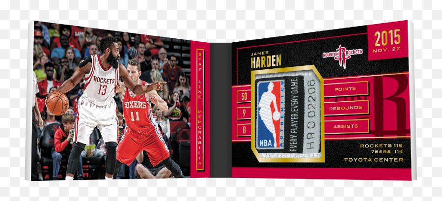 Panini America 2015 - 16 Preferred Basketball James Harden Nba Authentics Png,James Harden Png