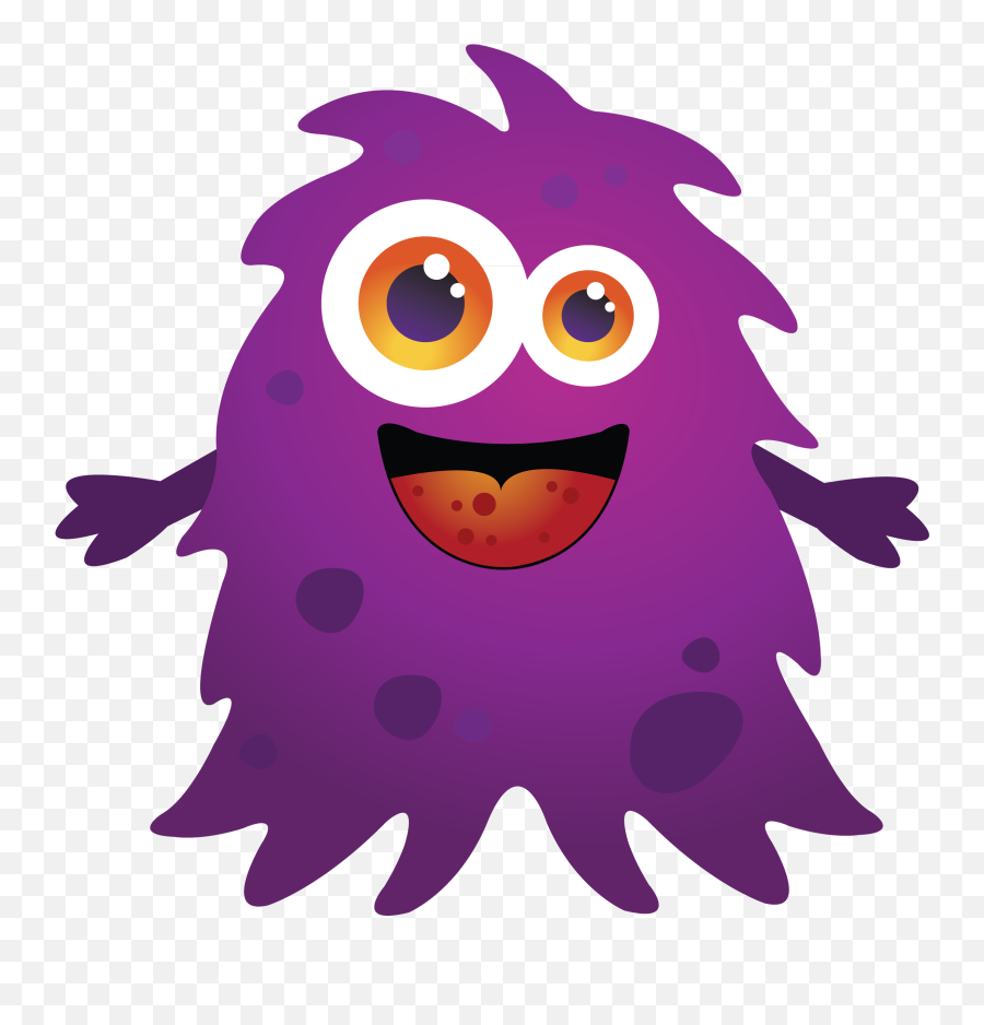 Download Purple Cartoon Monster Images Kid Png Image Clipart - Cartoon Monster Clipart,Skull Kid Png