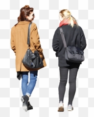 Download Hd People Walking Away Png - Transparent People Walking Away,Girl Walking Png