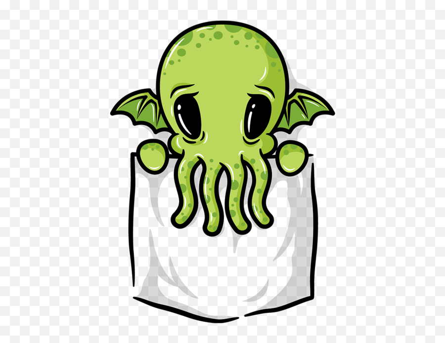 Cthulhu Face Transparent Background Clipart - Full Size Cthulhu Kawaii Png,Face Transparent Background