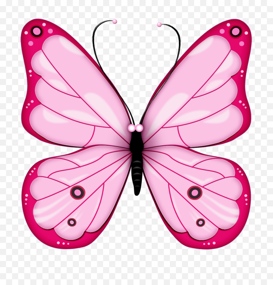 Pink Butterfly Wings Png 2 Image - Pink Butterfly Clipart,Butterfly Wings Png