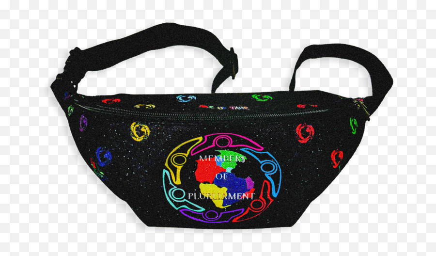 Technicolor Ravewear Png Fanny Pack