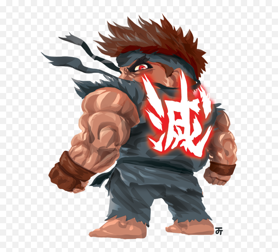 Akuma Drawing Man Transparent Png - Street Fighter Ken Drawing,Akuma Png